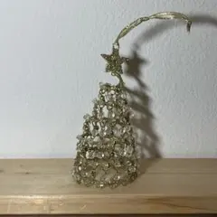 オーナメント　飾り装飾 金色　クリスマスツリー型