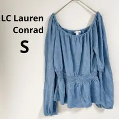 LC Lauren Conrad 【S】ラメ入り オフショルダー カットソー