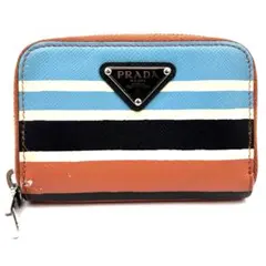 PRADA コインケース　　マルチカラー　RFID 2MM003