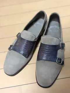 レア 未使用 サントーニ ダブルモンク ローファー リザード 2025年最新】Yahoo!オークション -サントーニ ダブルモンクの中古品