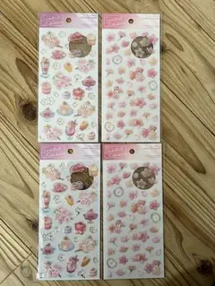 桜とスイーツのジュエルシールセット