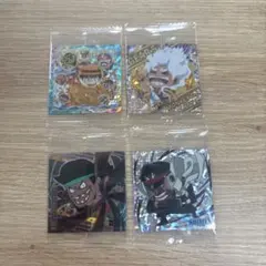 ワンピースvol11ウエハース メリー号、ニカ、黒ひげ、シリュウ