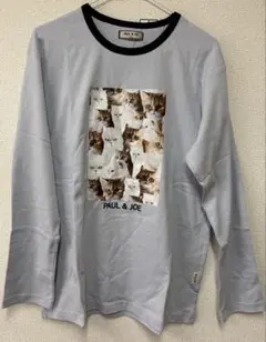 新品タグ付きpaul&joe ヌネットコラボ 猫ロンT⭐︎再お値下げ