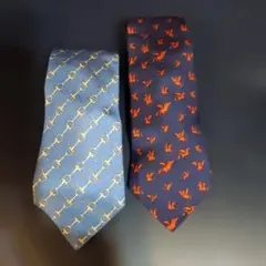 2本まとめて、エルメス、ネクタイ