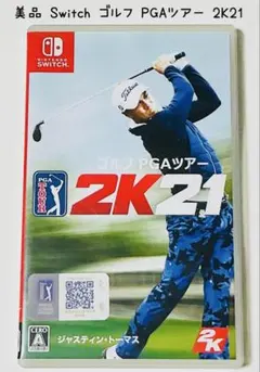 美品 Nintendo Switch ゴルフ PGAツアー 2K21 匿名配送