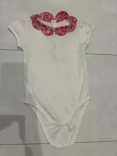 Jacadi 花柄襟ロンパース 2M