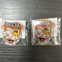 ポケモン GIANTS 30th ピンバッジ2個セット - メルカリ