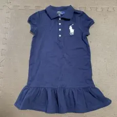 Polo Ralph Lauren ネイビー ワンピース 4/4T