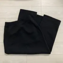 GU ヘビーウェイトスウェットナロースカート 丈長め L 09 BLACK