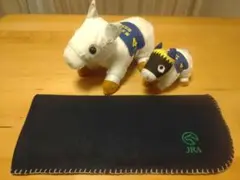 【美品】JRA ブランケット スーパーサラブレッド　ソダシ　ぬいぐるみ　2点