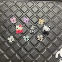 《年末年始セール》ネイルパーツ キティ リボン サンリオ