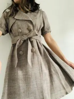 リズメロ トレンチワンピース