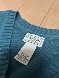 L.L.Bean Vネックニット グリーン XXLのサムネイル