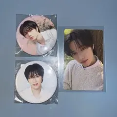 TXT act:TOMORROW 缶バッチ　ボムギュ トレカ付き