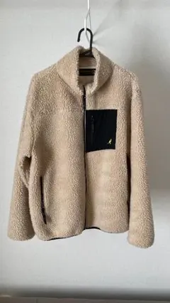 【値下げ中】KANGOL フリースボアジャケット ベージュ XL