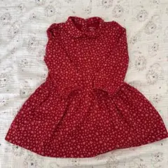 Ralph Lauren 赤い花柄 ワンピース 24M