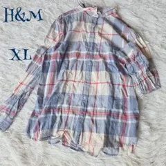【ヴィンテージ】大きいサイズ チェックシャツ XL リラクシー ゆるダボ 古着のサムネイル
