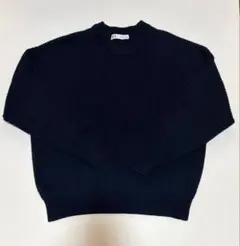 【美品】ZARA ザラ オーバーサイズ チャンキーニット M 濃紺 ネイビー