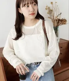 discoat＊web限定＊線柄プルオーバー