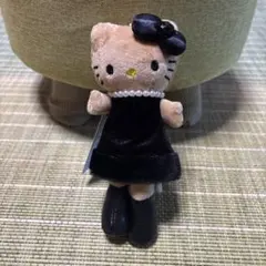 ハローキティ GOGO GAL スタイルアップマスコットキーホルダー足長 黒