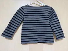 セントジェームズ　キッズ・ウェッソンボーダー　グレー/ブラック