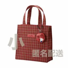 familiar ファミリア トートバッグ 赤 ギンガムチェック チェック 小