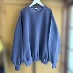 貴重　90s RUSSELL ATHLETIC purple sweat ナス紺