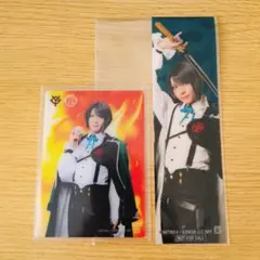 刀ミュ×ジャイアンツ コラボ 特典しおり+クリアカード 松井江(笹森裕貴)