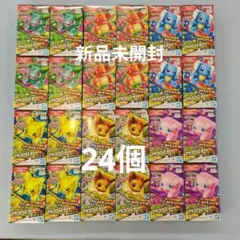 【新品未開封】ポケモン　プラコロ スタートセット 全6種x4個 合計24個 新品未開封】ポケモン プラコロ スタートセット 全6種x4個 合計24個