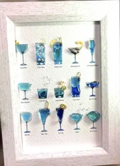 seaglass天然石アート✴︎初夏のラグジュアリーbl'ue cocktail9 - メルカリ