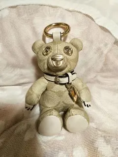 美品✨ プラダ テディベア キーホルダー レオパード スタッズ チャーム 美品✨ プラダ テディベア キーホルダー レオパード スタッズ チャーム