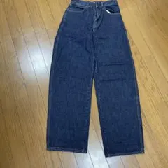 UNIQLO U ワイドデニムパンツ ダークブルー