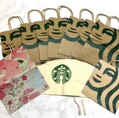 スターバックス ショッパー まとめ売り 紙袋 コットン巾着付き 限定デザインあり