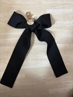 Maison de FLEUR リボンチャーム ブラック