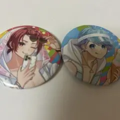 いれいす 夏大将Love紫外線等身缶バッジ りうら ほとけ 缶バッジ