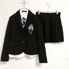 美品 デコラピンキーズ 150cm 5点セット ブラック 卒業式 冠婚葬祭