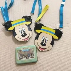 ミッキー チケットホルダー２つ ＋ ランドホテル アメニティ