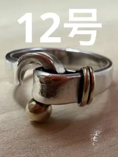 K18 シルバー コンビ　リング　刻印あり　約17号　約3.8g k18 k18とシルバーのコンビリング（リング・指輪）｜ajina オンラインショップ