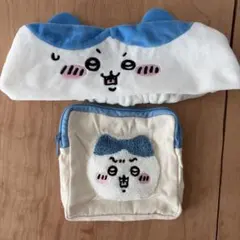 【新品未使用】ハチワレ　ヘアバンド　ポーチ セット