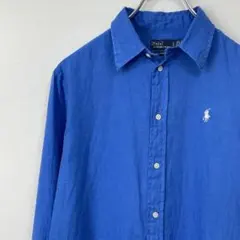 Polo by ralph lauren ポロラルフローレン　長袖　リネンシャツ