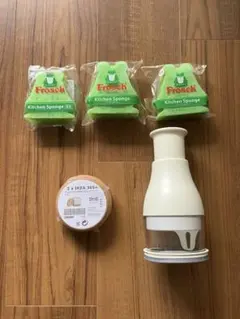 キッチンセット　IKEA チョッパー&コースター　フロッシュスポンジ　おまけ付きのサムネイル