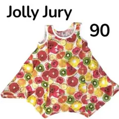 Jolly Jury ベビー　ノースリーブワンピース フルーツ柄　90 夏のサムネイル