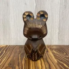 ひ*)様 【送料込み】特大 木彫り熊 熊の彫刻 木製 置物 2026年最新】熊の置物 木彫り大サイズの人気アイテム - メルカリ