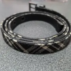 ベルト レディース チェック柄