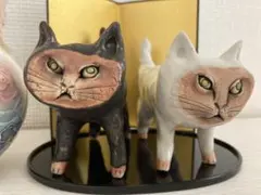 岡山富男　猫　置物　怖い猫　われもの　ハンドメイド 2026年最新】岡山富男の人気アイテム - メルカリ