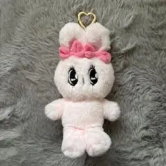 エスターバニー ぬいぐるみマスコットキーホルダー ピンク