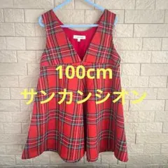 3can4on キッズ ノースリーブ ワンピース 100cm 2way