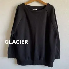 GLACIER 長袖カットソー ブラック Mサイズ