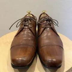 KATHARINE HAMNETT ブラウン ストレートチップ 革靴 26cmのサムネイル
