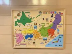 学研のパズル　日本地図　木製シリーズ